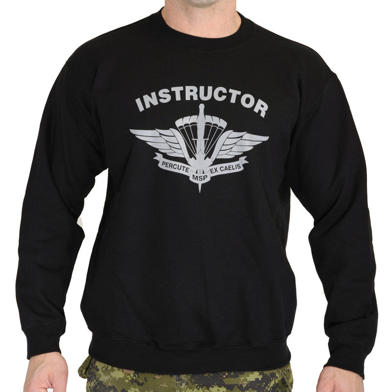 Military Square Parachute Instructor Sweat Shirt