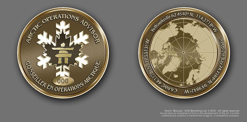 The Arctic Operations Advisor Coin