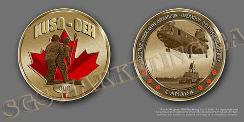 Helicopter Underslung Operations Coin